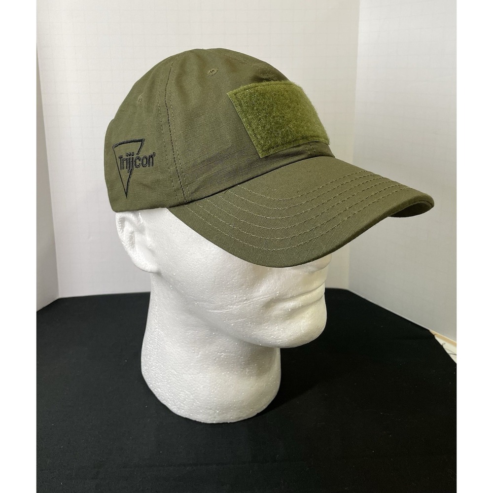 Trijicon OD Green Tactical Morale Patch Hat. Ripstop Twill Performance Fabric.